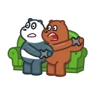 🐈‍⬛ emoji 三只熊 @bbbbbbbb Telegram sticker 18 of 25