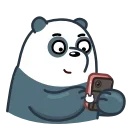 🦓 emoji 三只熊 @bbbbbbbb Telegram sticker 22 of 25