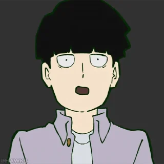 💯 emoji Mob 💯 (@TodorokiShouto) Telegram sticker 15 of 75