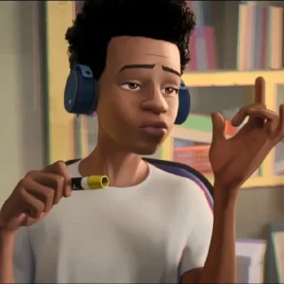 Sticker from Spider-Man Into The Spiderverse @NotAClue