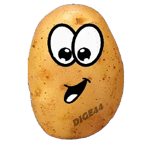 🙂 emoji @STIKERFORALL PAPAS-PATATE-POTATOES Telegram sticker 22 of 40