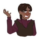 Sticker from six of crows