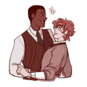 Sticker from six of crows