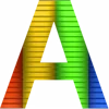 🅰️ emoji RAINBOWRON @StickersPackRobot Telegram sticker 1 of 83