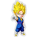✨ emoji Dragon Ball Z Chibi Stickers Telegram sticker 7 of 18