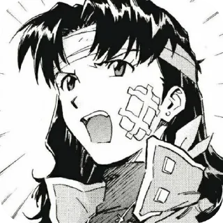 🗣 emoji Misato Katsuragi Pack's Telegram sticker 24 of 39