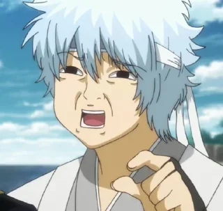 🤨 emoji Gintoki Telegram sticker 19 of 49