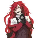 😍 emoji Grell sutcliff @creepy_pasta1 Telegram sticker 23 of 120
