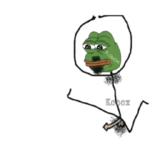 😞 emoji Pepe Fucker | @Kobox Telegram sticker 18 of 105