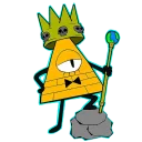 👑 emoji Bill cipher @creepy_pasta1 Telegram sticker 18 of 29