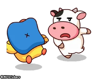👊 emoji @MHStickers Momo Cow 2 Telegram sticker 21 of 25
