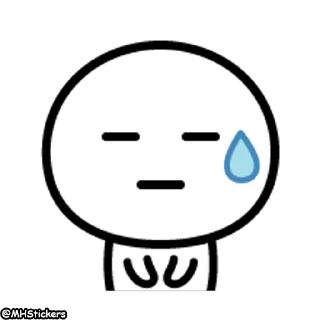 😑 emoji @MHStickers Simple Man 2 Telegram sticker 24 of 41