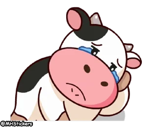 🥲 emoji @MHStickers Momo Cow 2 Telegram sticker 8 of 25