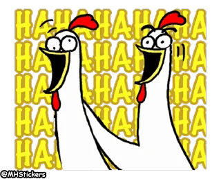 😂 emoji @MHStickers Chicken Bro 2 Telegram sticker 9 of 17