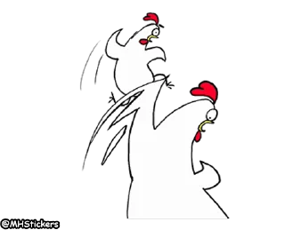 ✊ emoji @MHStickers Chicken Bro 6 Telegram sticker 8 of 17