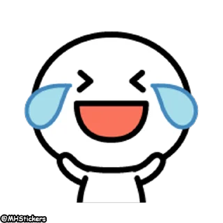 🤣 emoji @MHStickers Simple Man 2 Telegram sticker 12 of 41