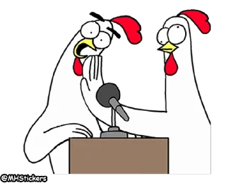 🤫 emoji @MHStickers Chicken Bro 6 Telegram sticker 12 of 17