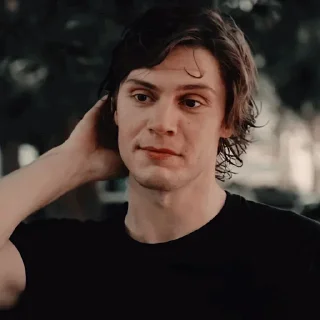 😐 emoji 'Evan Peters | @iStickerLand, Telegram sticker 11 of 86