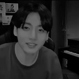 🎸 emoji jk stickers bw || @jkstick97 Telegram sticker 9 of 50
