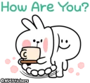 Sticker from @MHStickers Spoiled Rabbit Simple Talk