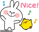 😇 emoji @MHStickers Spoiled Rabbit Simple Talk Telegram sticker 10 of 41