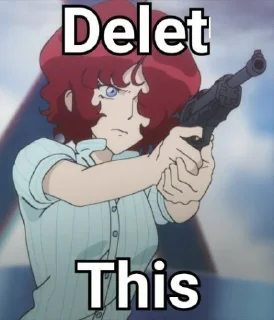 🔫 emoji Lupin The Third Telegram sticker 20 of 116