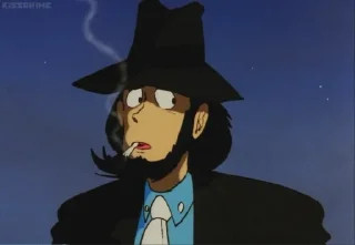 😳 emoji Lupin The Third Telegram sticker 15 of 116