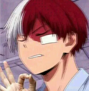 👌 emoji ~•°BNHA°•~ @Parya_kzm Telegram sticker 7 of 116