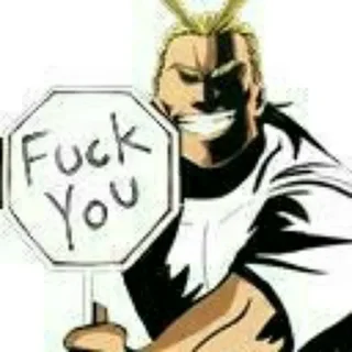 🖕 emoji ~•°BNHA°•~ @Parya_kzm Telegram sticker 24 of 116