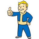 👍 emoji Fallout Telegram sticker 2 of 30
