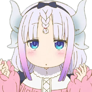 😇 emoji 娜娜的贴纸包@Kanna_KamuiUwU Telegram sticker 12 of 20
