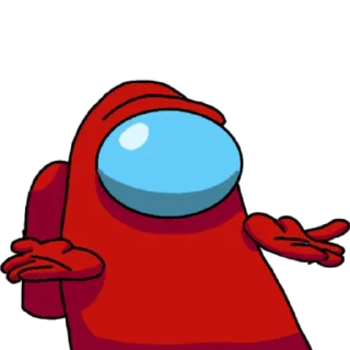 🤷‍♂ emoji Among us Telegram sticker 9 of 31