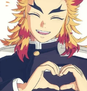 🥰 emoji Rengoku @H4shira Telegram sticker 16 of 60