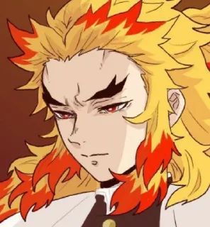 😔 emoji Rengoku @H4shira Telegram sticker 20 of 60