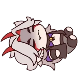 ⛩ emoji Chibi Arataki Itto By (@Miyukotto) Telegram sticker 9 of 25
