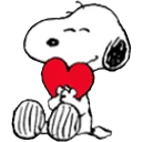 Sticker from snoopy