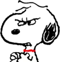 Sticker from Snoopy