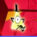 😳 emoji Bill cipher Telegram sticker 13 of 21