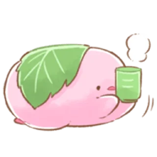 🍵 emoji Soft and Cute Chick (Spring) Telegram sticker 10 of 40