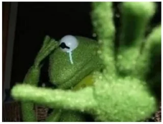 😥 emoji Kermit Telegram sticker 9 of 55