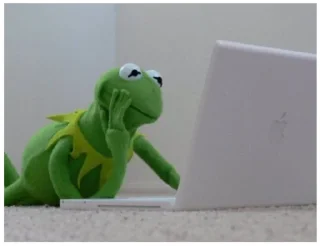 💻 emoji Kermit Telegram sticker 24 of 55