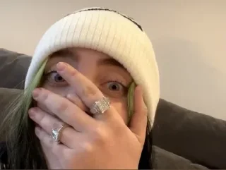 💎 emoji Billie Eilish By El Maestro @Allocineanime Telegram sticker 23 of 30
