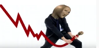 Sticker from meme man