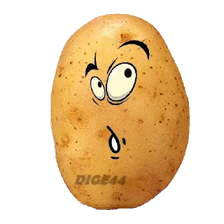 🤔 emoji @STIKERFORALL PAPAS-PATATE-POTATOES Telegram sticker 14 of 40