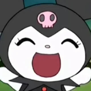 ❤ emoji Kuromi最强 @fljss Telegram sticker 16 of 107