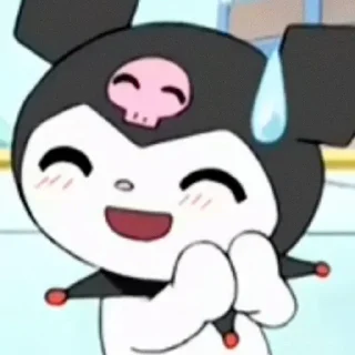 ❤ emoji Kuromi最强 @fljss Telegram sticker 24 of 107