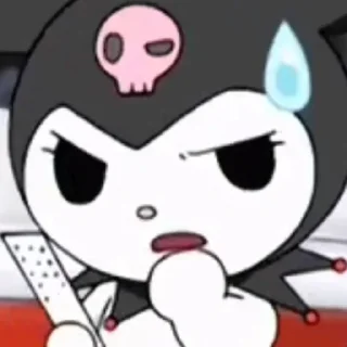 ❤ emoji Kuromi最强 @fljss Telegram sticker 19 of 107