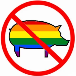 Sticker from Pigs