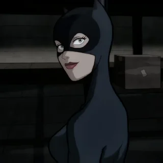 💄 emoji ﹝Catwoman﹞ '  @Blastrose  𔓗٭ .         ㅤ Telegram sticker 9 of 20