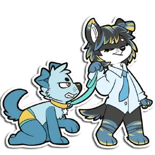 😰 emoji Moofy's Monday Mission! Telegram sticker 24 of 52